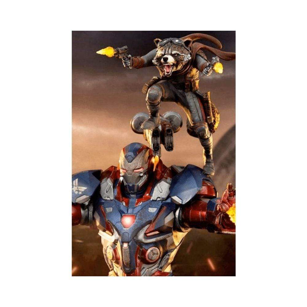 Iron Studios : Iron Patriot & Rocket Bds Art Scale 1/10 - Avengers : Endgame - Image 2