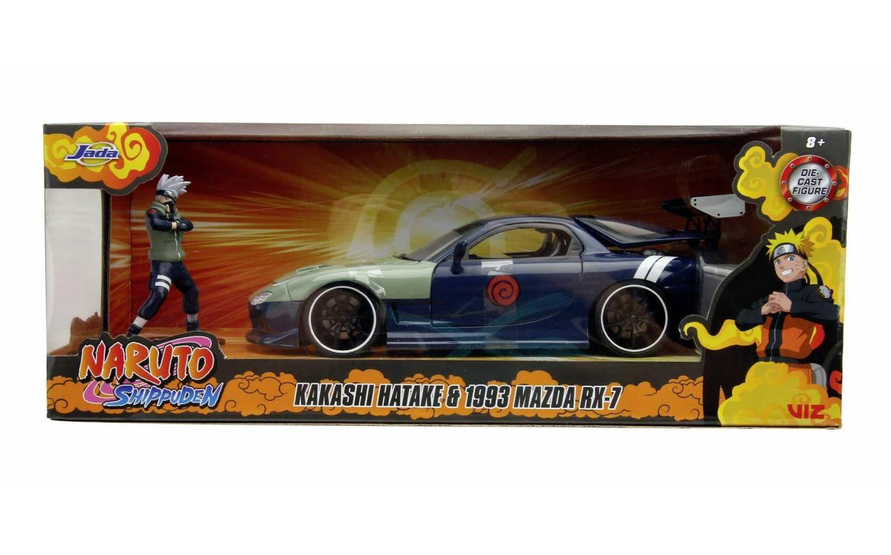 Naruto Shippuden Kakakshi Mazda 1993 Rx-7 1/24 Scale Model - Image 2