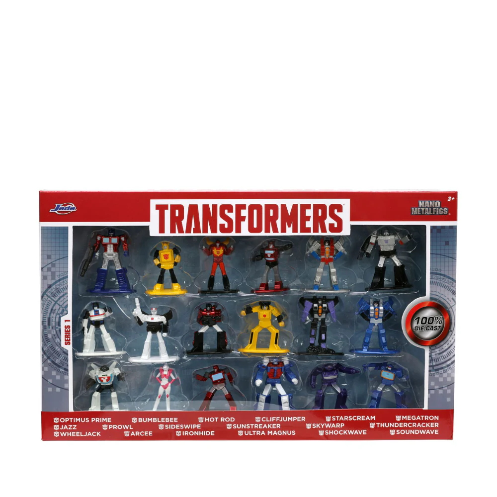 Transformers Nanofigs Nano Metal Figures 18 Pieces Set