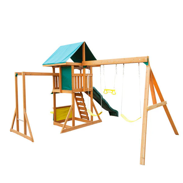 Brightside Wooden Swing Set / Playset By Kidkraft - Image 3