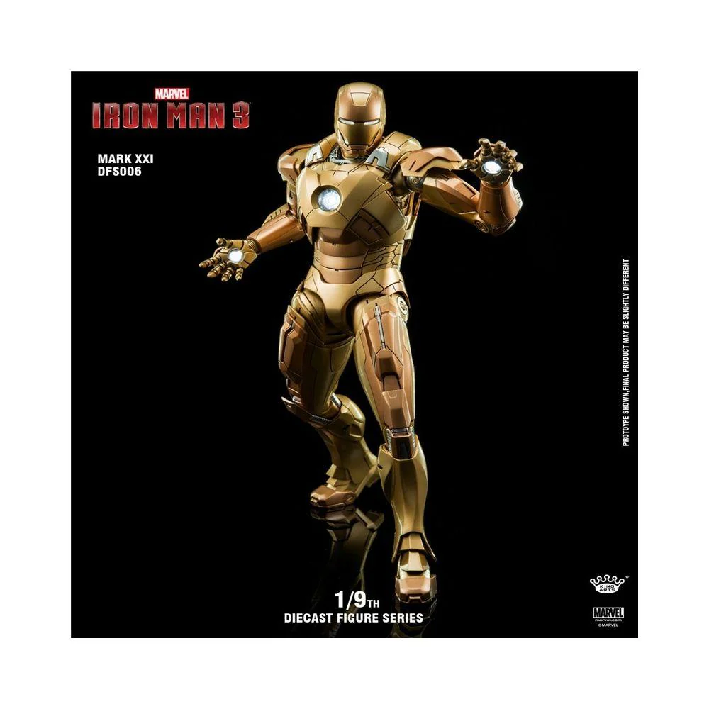King Arts : Marvel - Diecast Iron Man Mark XXI Midas - Image 2