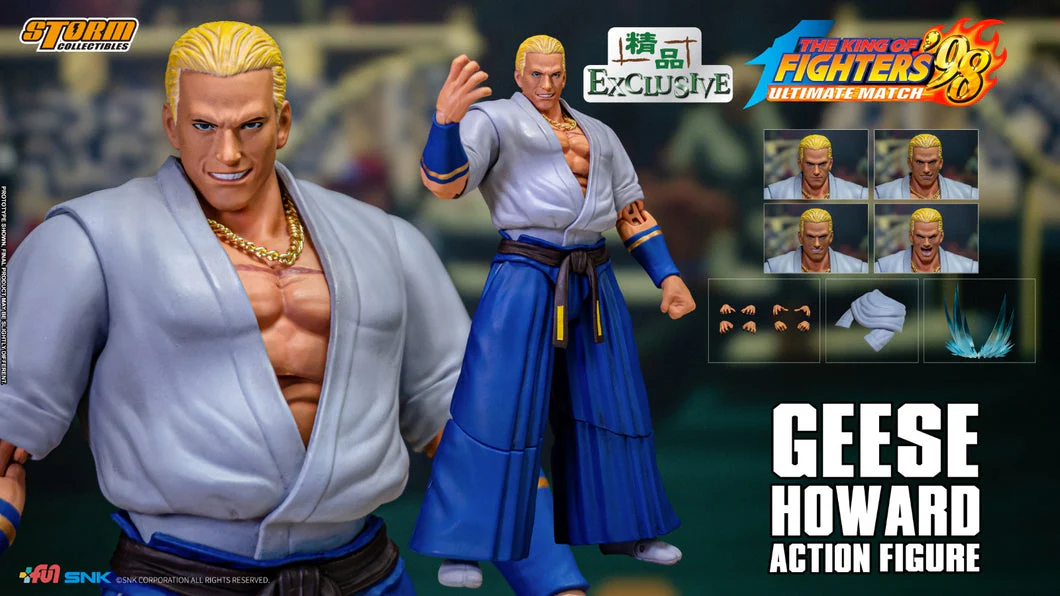 The King Of Fighters - Geese Howard Action Figure By Storm Collectibles - Image 2