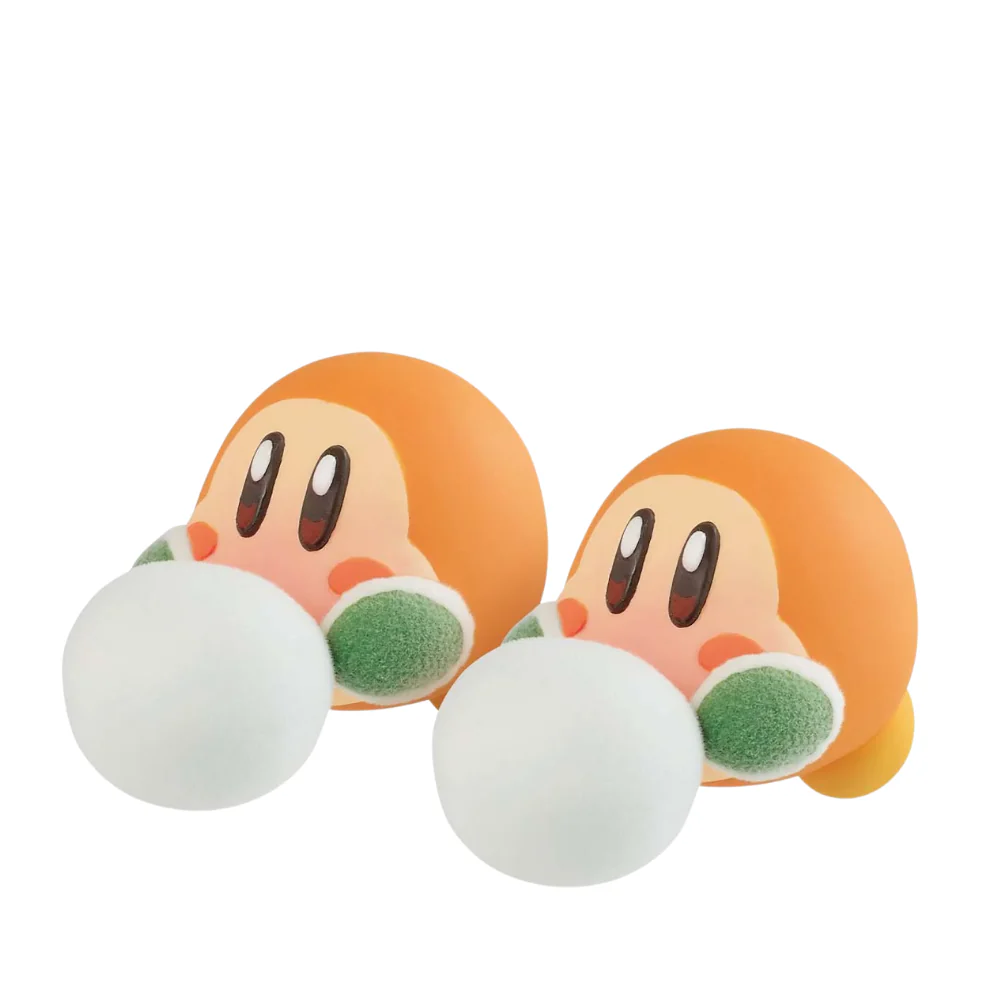 Kirby Mine Play In The Snow (C:Waddle Dee) Fluffy Puffy Figure By Banpresto
