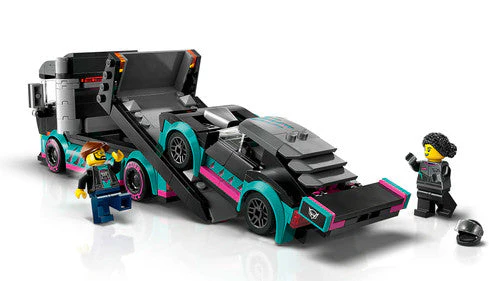 Lego RACE CAR AND CAR CARRIER TRUCK V29 - Image 2