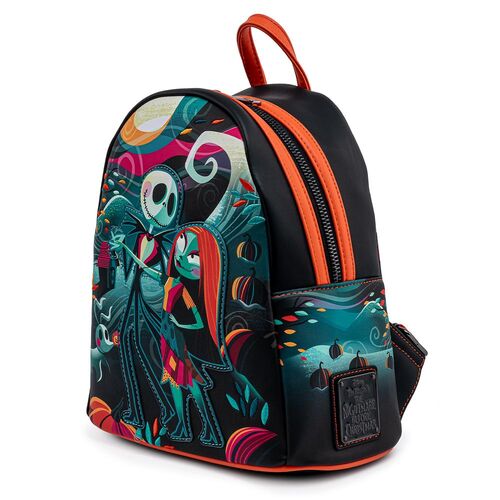 Loungefly! Leather: Disney Nightmare Before Christmas Simply Meant To Be MIni Back Pack - Image 4