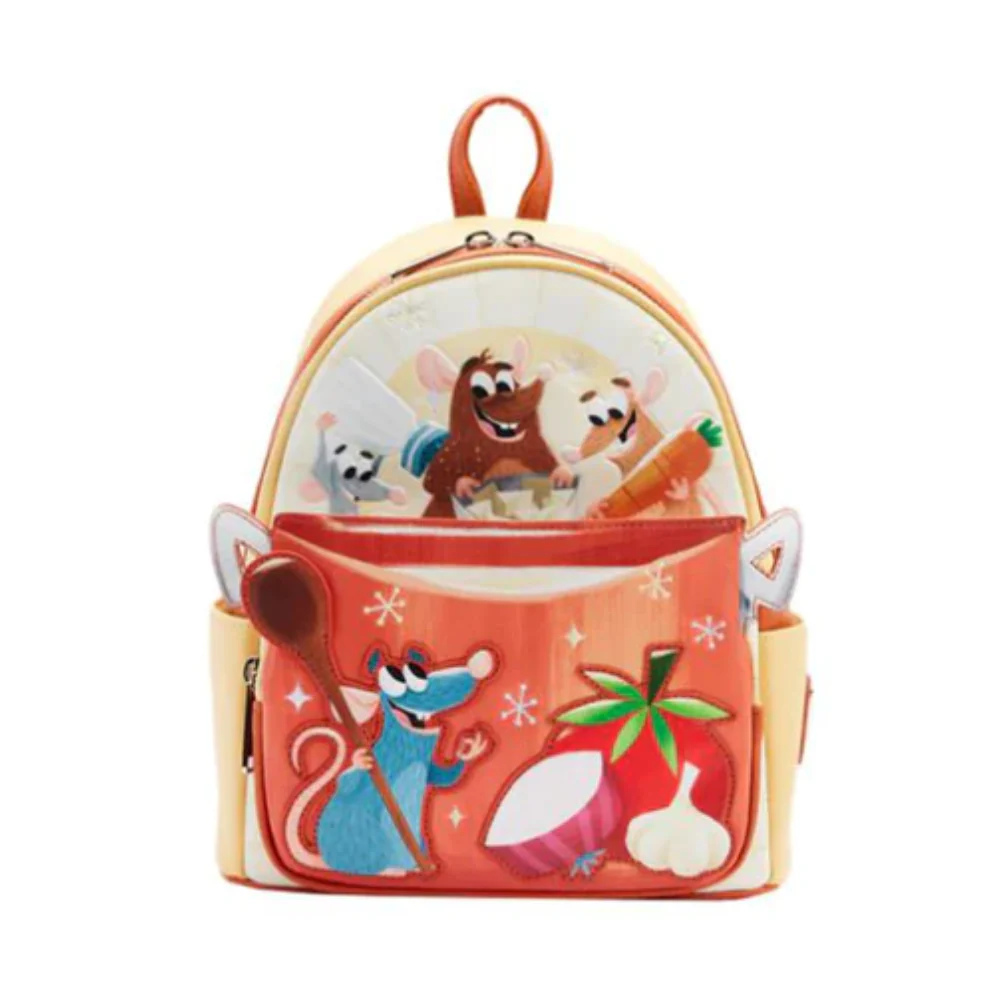 Loungefly! Leather: Disney Pixar Moments - Ratatouille Cooking Pot Mini Backpack