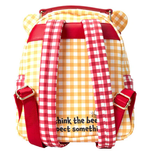 Disney Winnie the Pooh Gingham Leather Backpack by Loungefly - Image 5