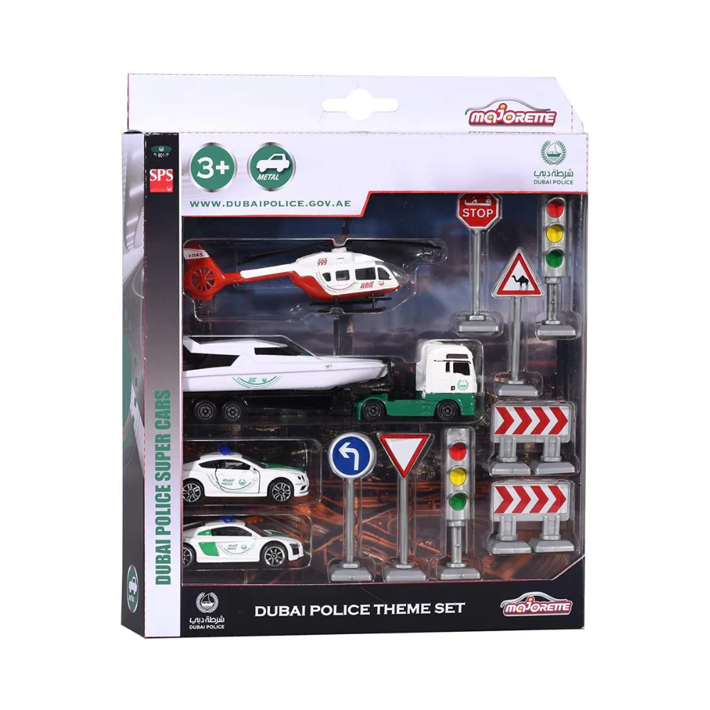 DUBAI POLICE S.O.S. THEME SET. BY MAJORETTE