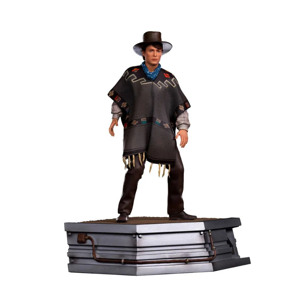 Back To The Future III Marty Mcfly Art Scale 1/10 Statue By Iron Studios