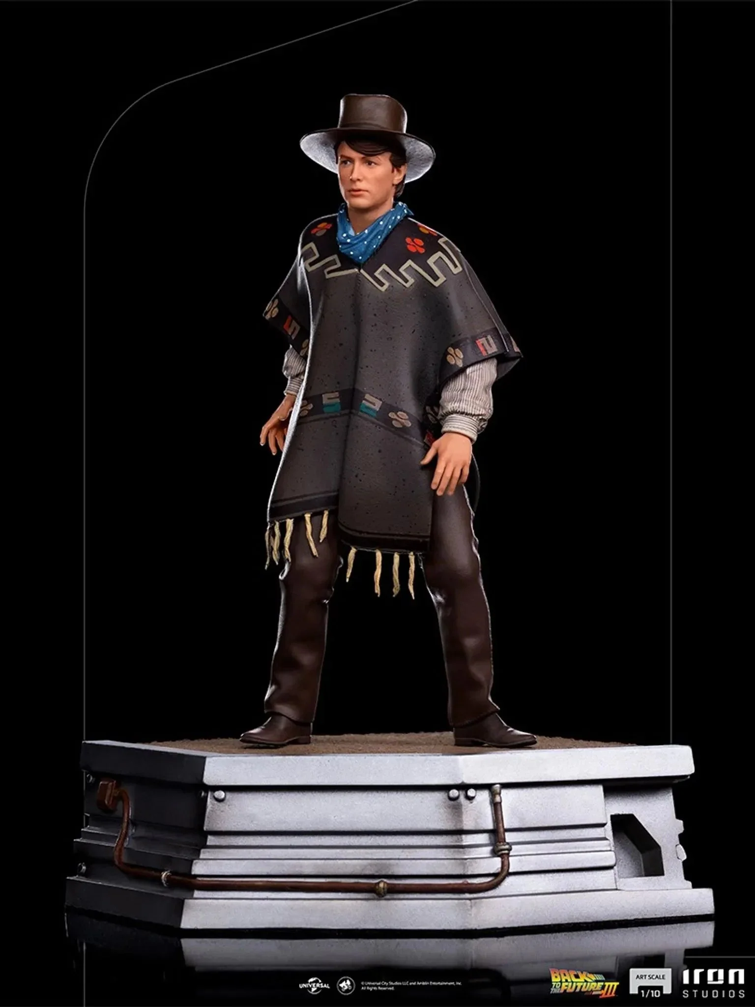 Back To The Future III Marty Mcfly Art Scale 1/10 Statue By Iron Studios - Image 2