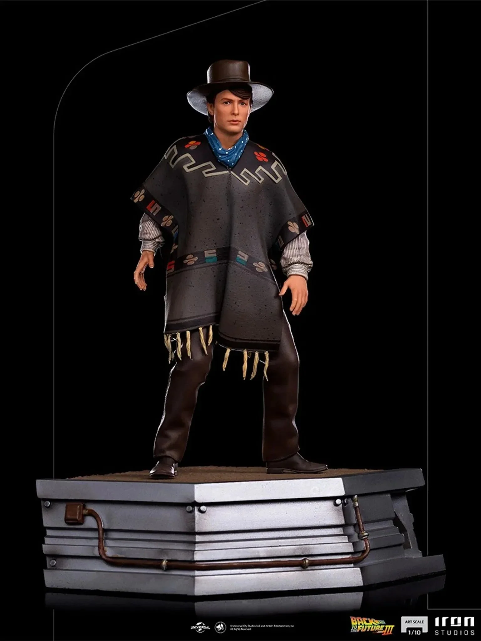 Back To The Future III Marty Mcfly Art Scale 1/10 Statue By Iron Studios - Image 3