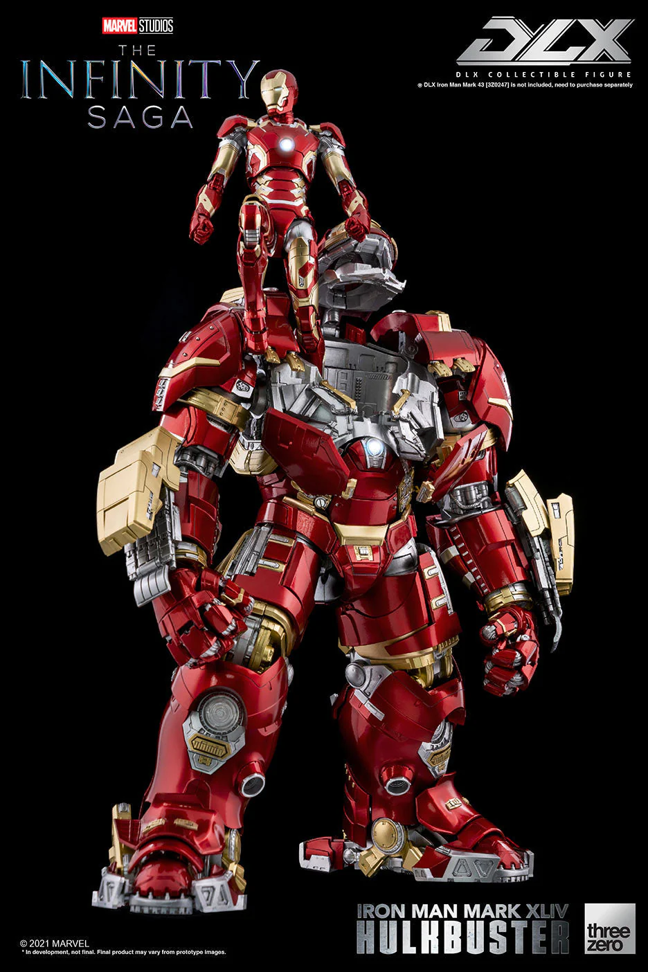 Marvel Infinity Saga Iron Man Mark 44 Hulkbuster DLX Figure - Image 6
