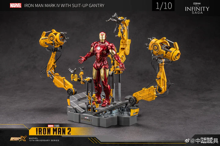 Marvel Iron Man Armor Dismantling Tab Action Figure By ZD Toys - Image 7