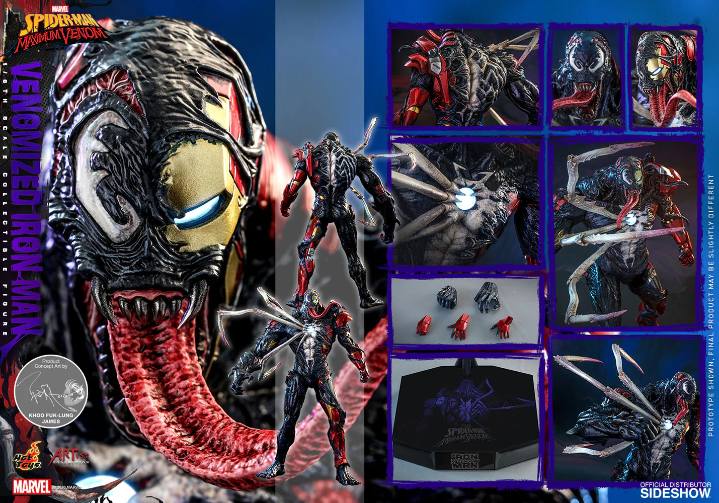 Marvel Iron Man Maximum Venomized By Hot Toys - Image 7