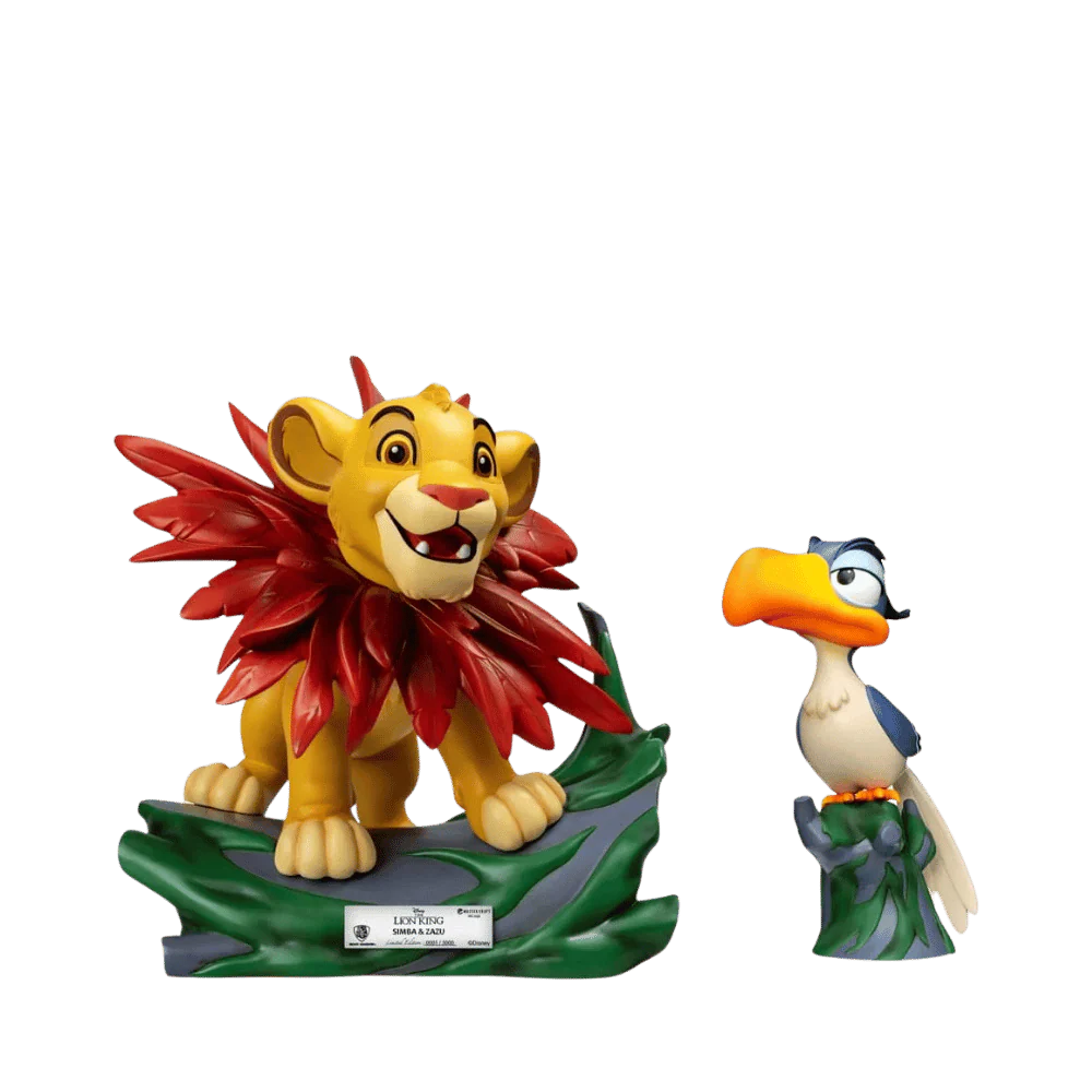 MC-092 The Lion King Master Craft Little Simba & Zazu Master Craft By Beast Kingdom