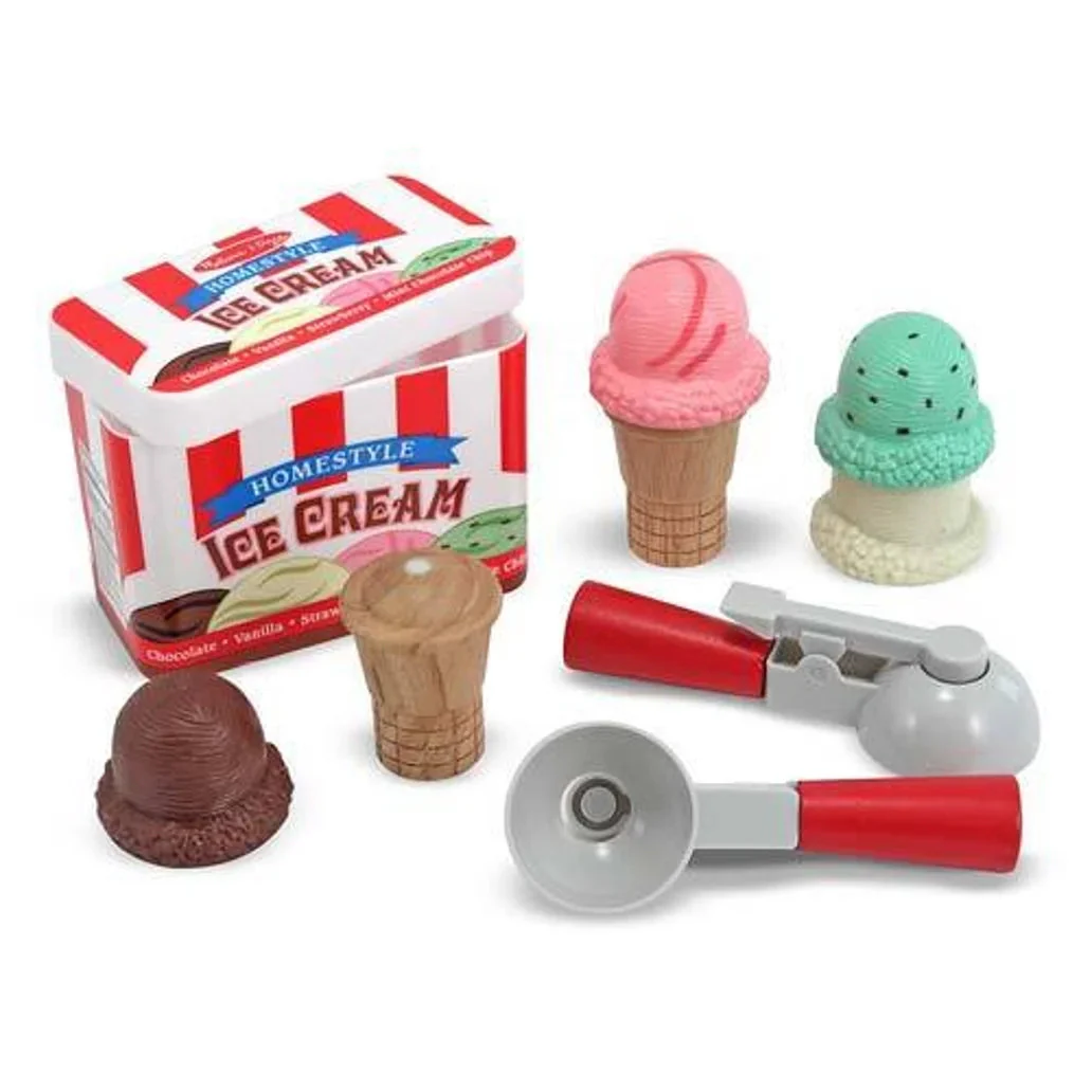 Melissa and Doug Scoop & Stack Ice Cream Cone Playset - Image 2