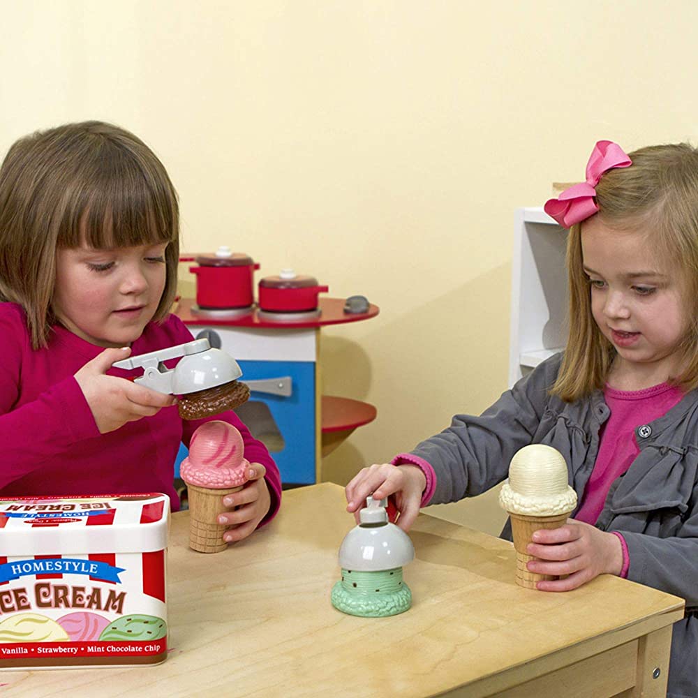 Melissa and Doug Scoop & Stack Ice Cream Cone Playset - Image 3