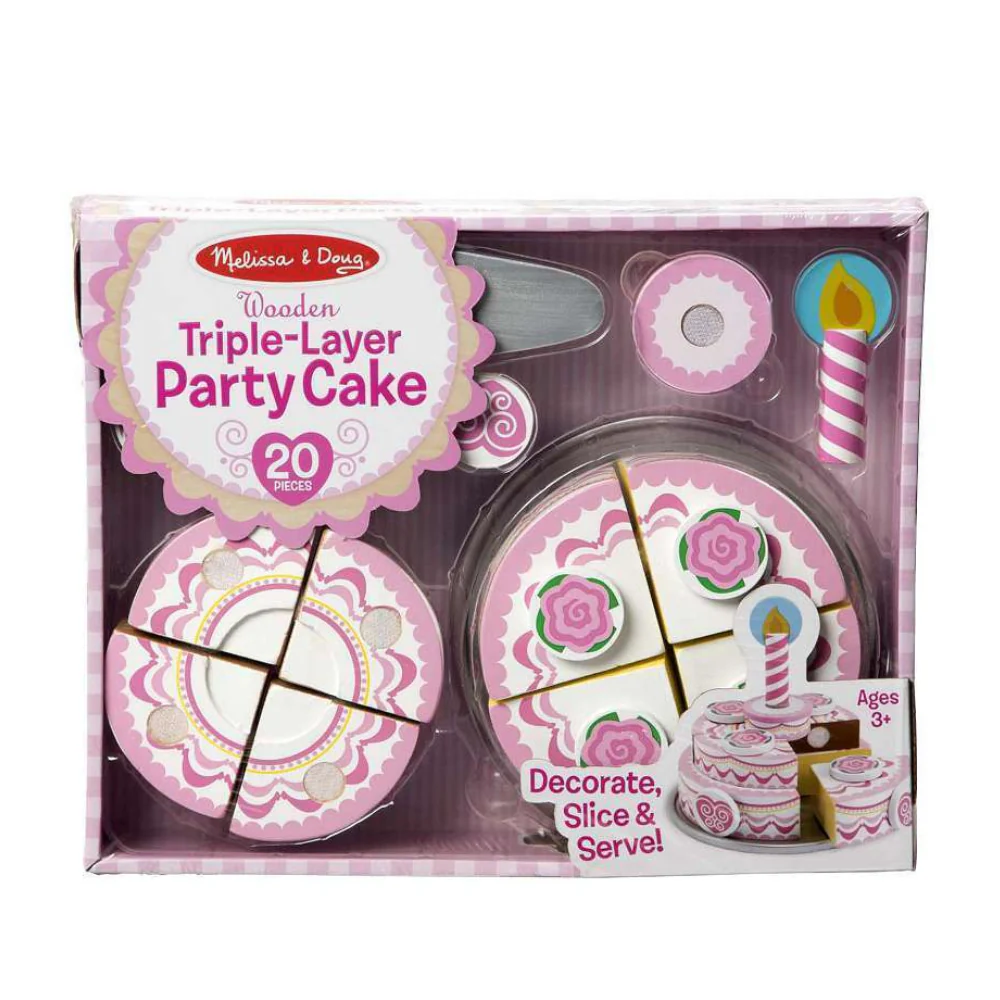 Melissa and Doug Triple-Layer Party Cake