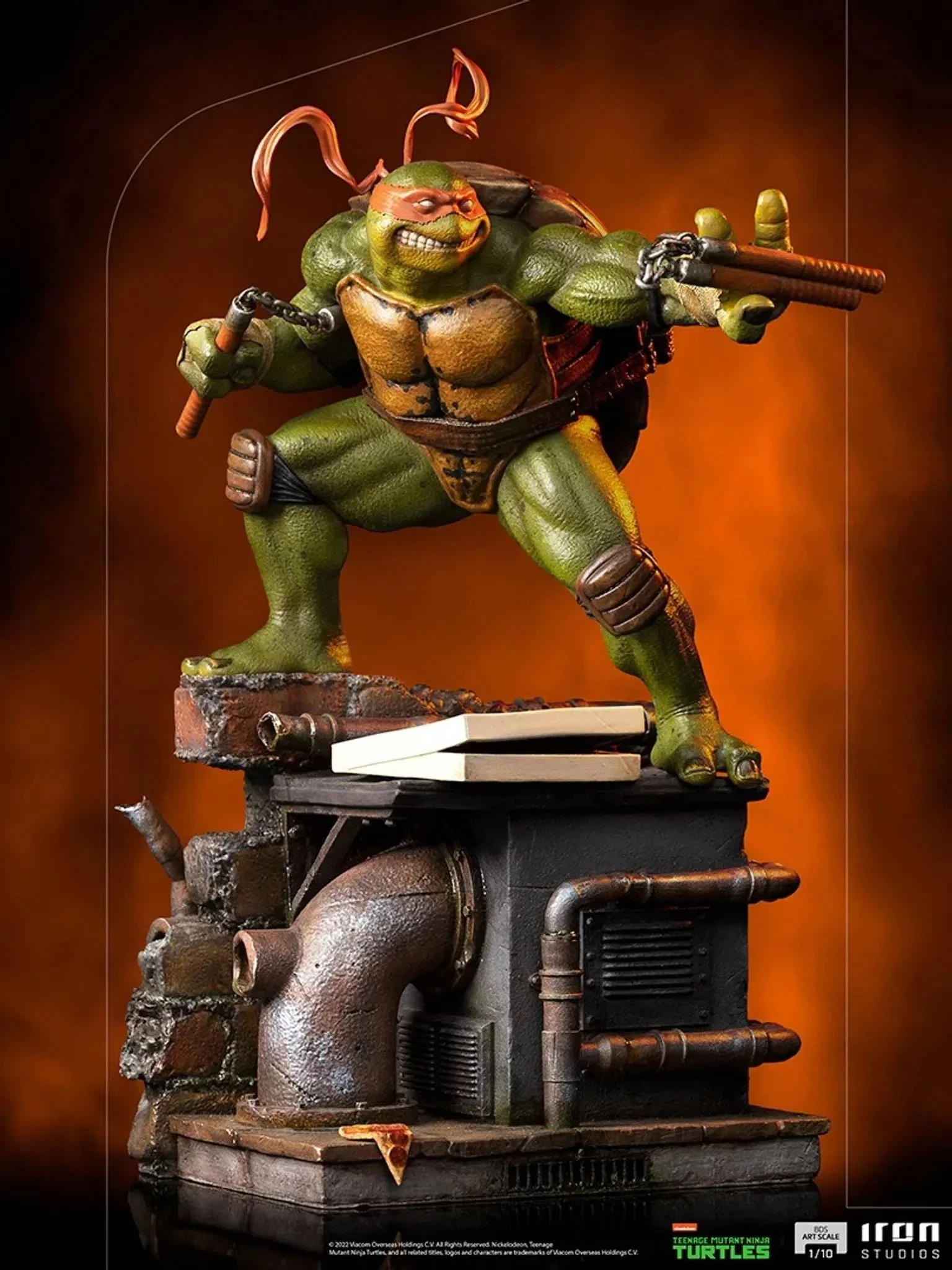 Teenage Mutant Ninja Turtles - Michelangelo Bds Art Scale 1/10 Statue - Image 3