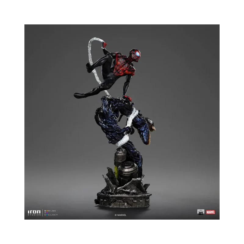 Miles Morales Spider-Man vs Villains Diorama BDS Art 1/10 Scale By Iron Studios - Image 6