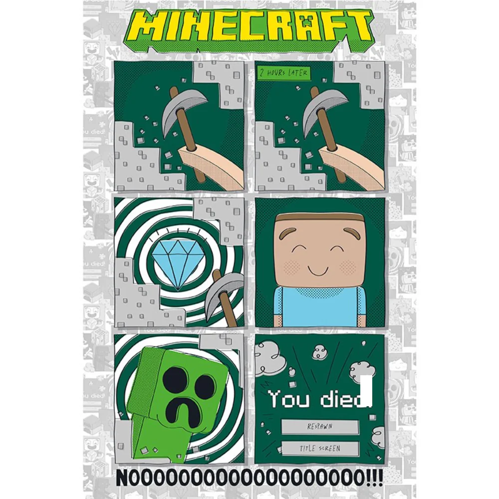 MINECRAFT - One last Diamond - Poster (91.5x61)