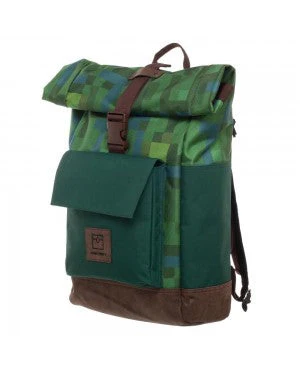 Minecraft Premium Explorer Rolltop Backpack - Image 4