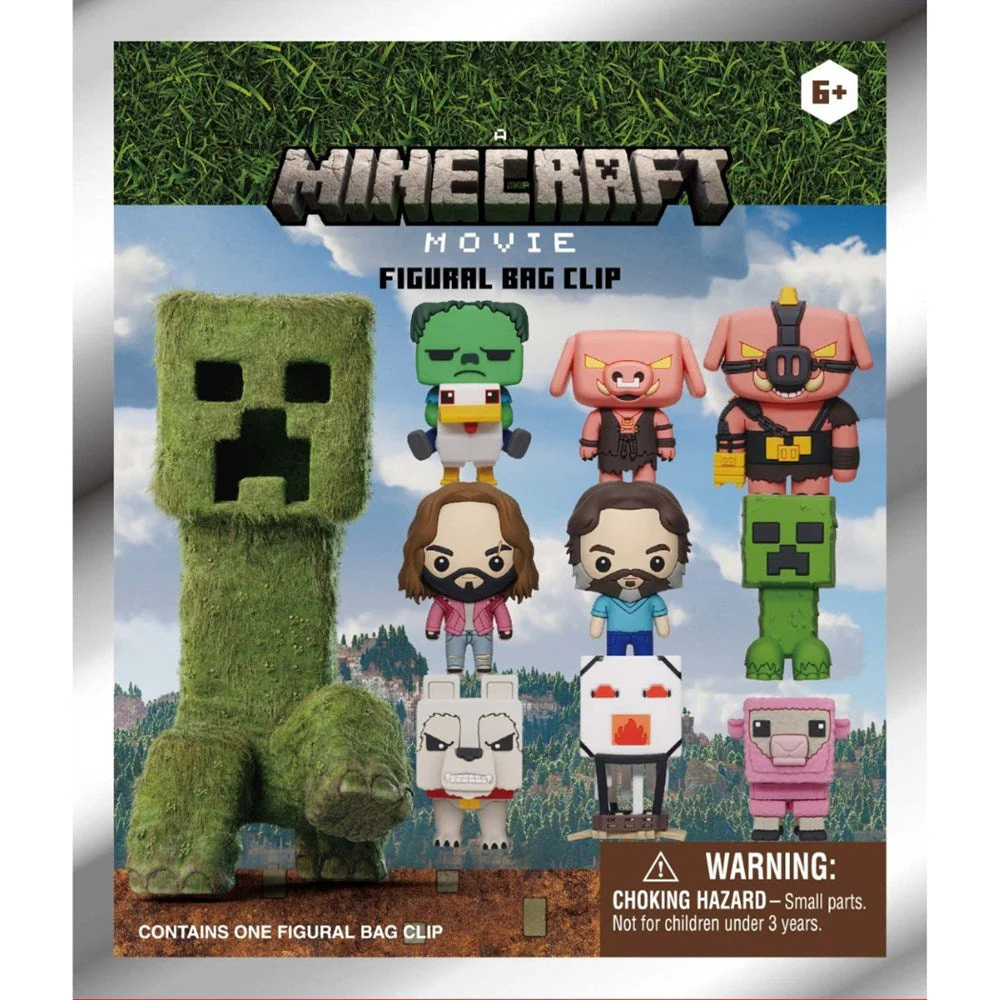 Monogram: Minecraft Movie 3D Foam Bag Clip, Series 1 - Image 2