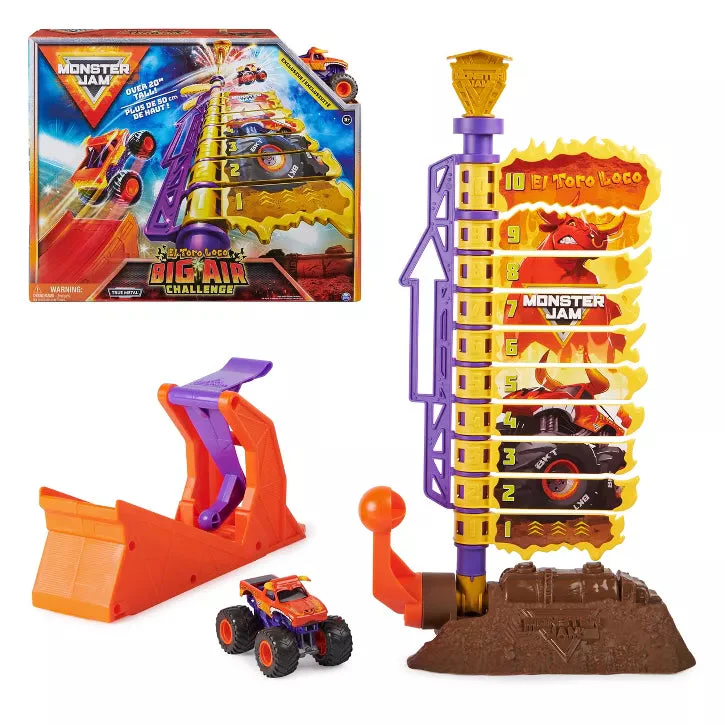 Monster Jam El Toro Loco Big Air Challenge 1;64 Scale Monster Truck - Image 4