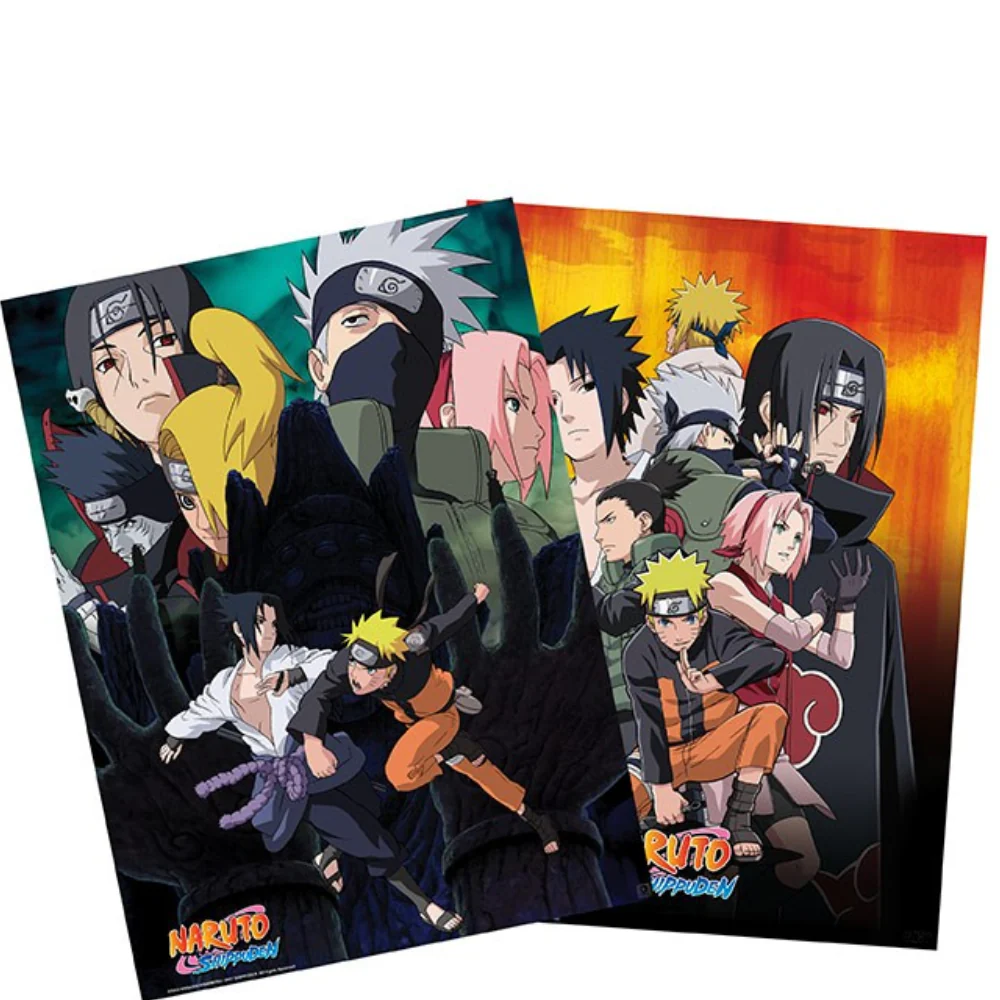 Naruto Shippuden Ninjas 52X38 cm Set 2 Chibi Posters by Abysse