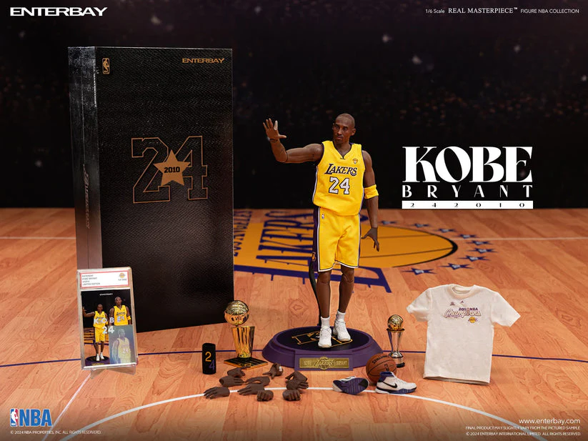 NBA Basketball - Kobe Bryant 1/6th Scale Action Figure By Enterbay - Image 5