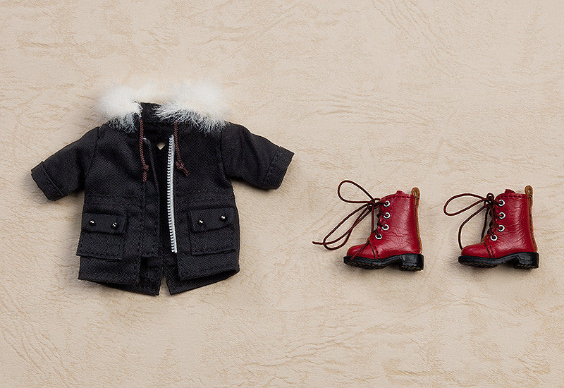 Nendoroid Doll Warm Clothing Set: Boots & Mod Coat Black by Good Smile Company - Image 2