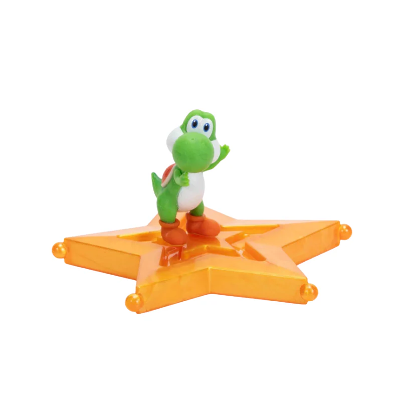 Nintendo Super Mario2 Movie Mini Fig Yoshi w/Basic Accy Wave #1 As By Jakks Pacific