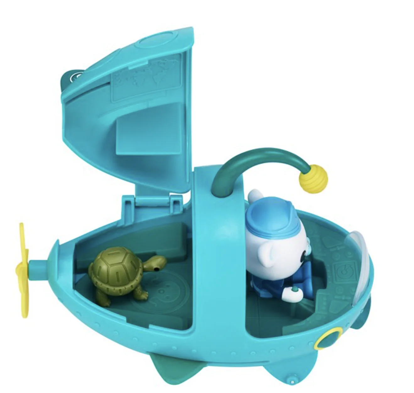 Octonauts Series 1 Figure and Vehicle - Cup-A & Captain Barnacles - Image 2