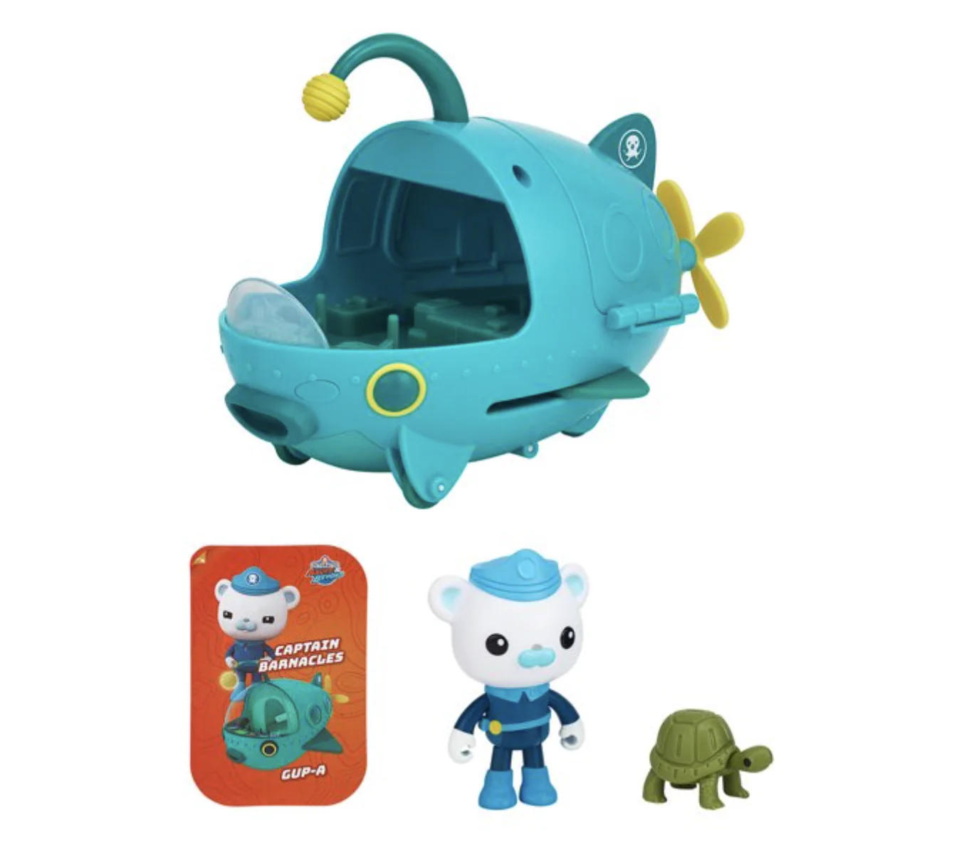 Octonauts Series 1 Figure and Vehicle - Cup-A & Captain Barnacles - Image 3