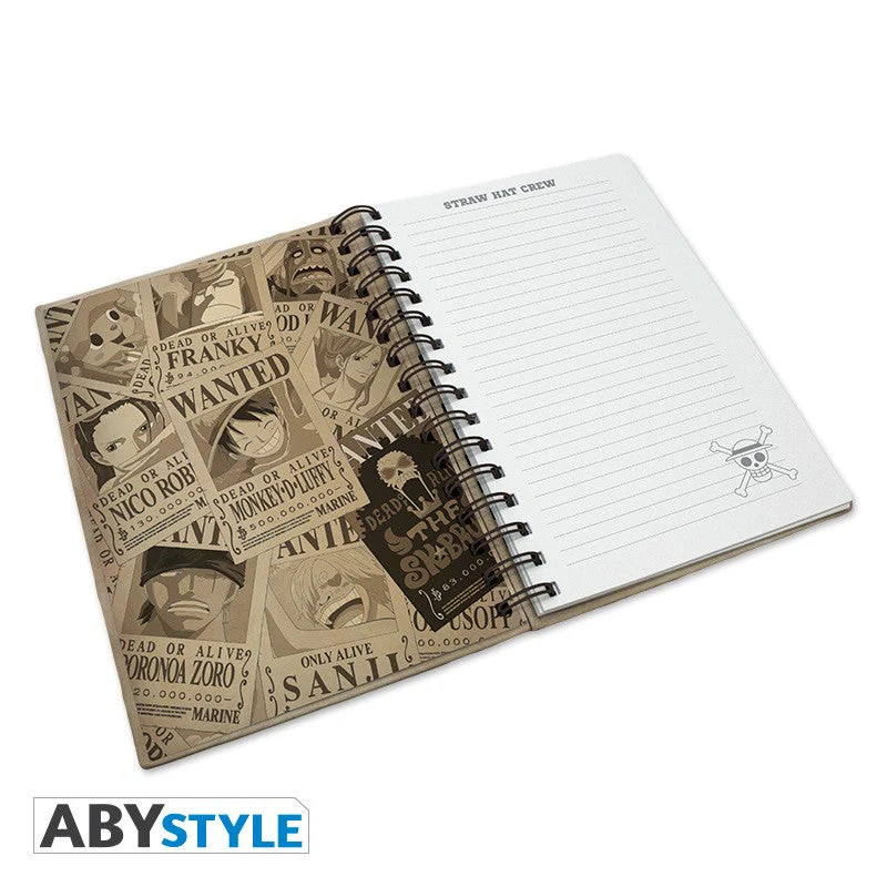 One Piece "Wanted Luffy" Notebook by Abystyle - Image 3