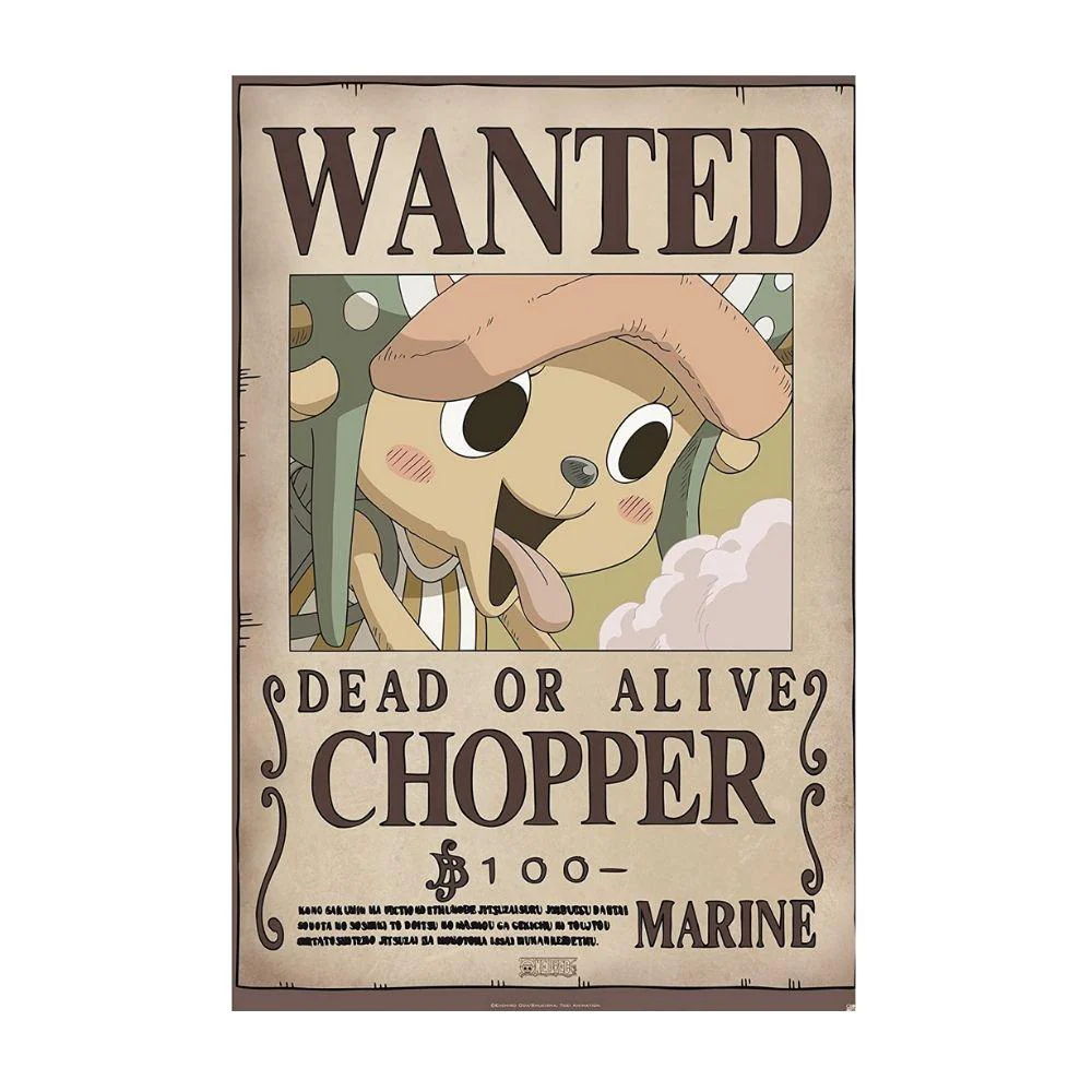 One Piece Wanted Chopper New 91X61 by Abysse