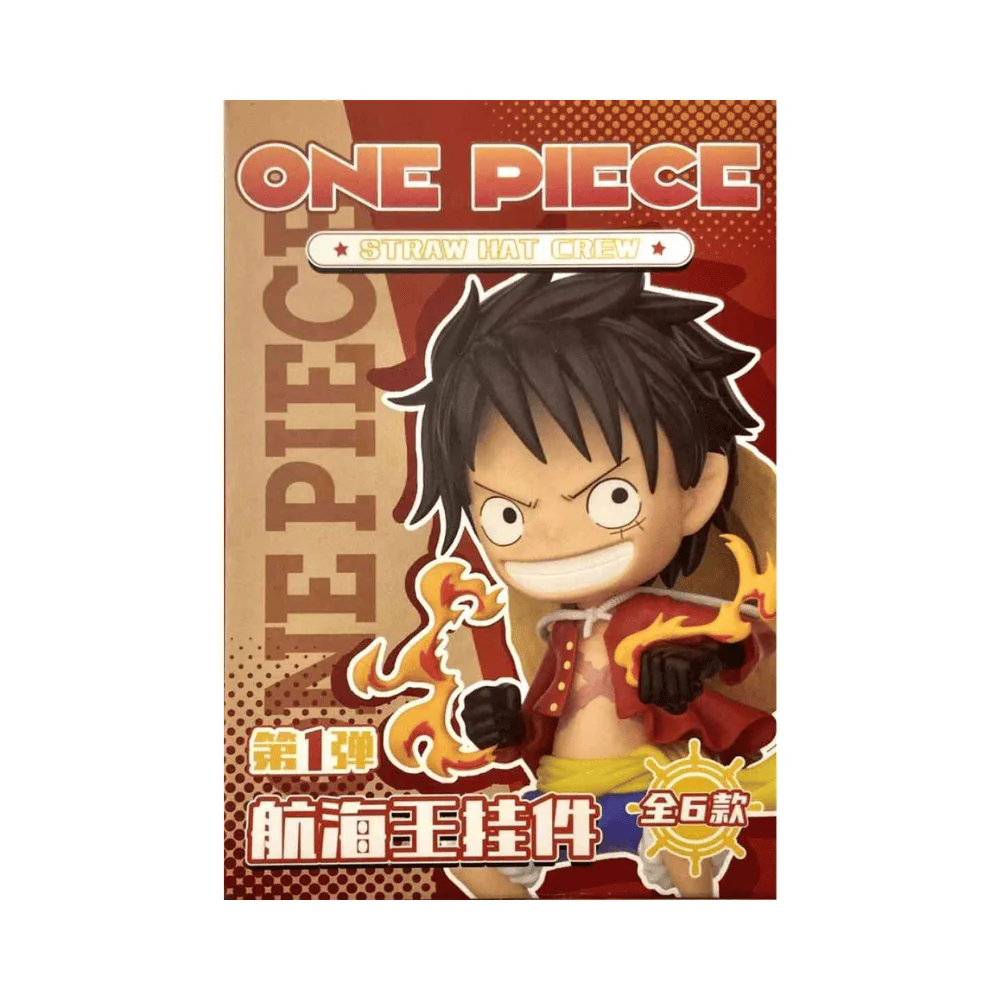 One Piece Straw Hat Crew Single Blind Box Keychain