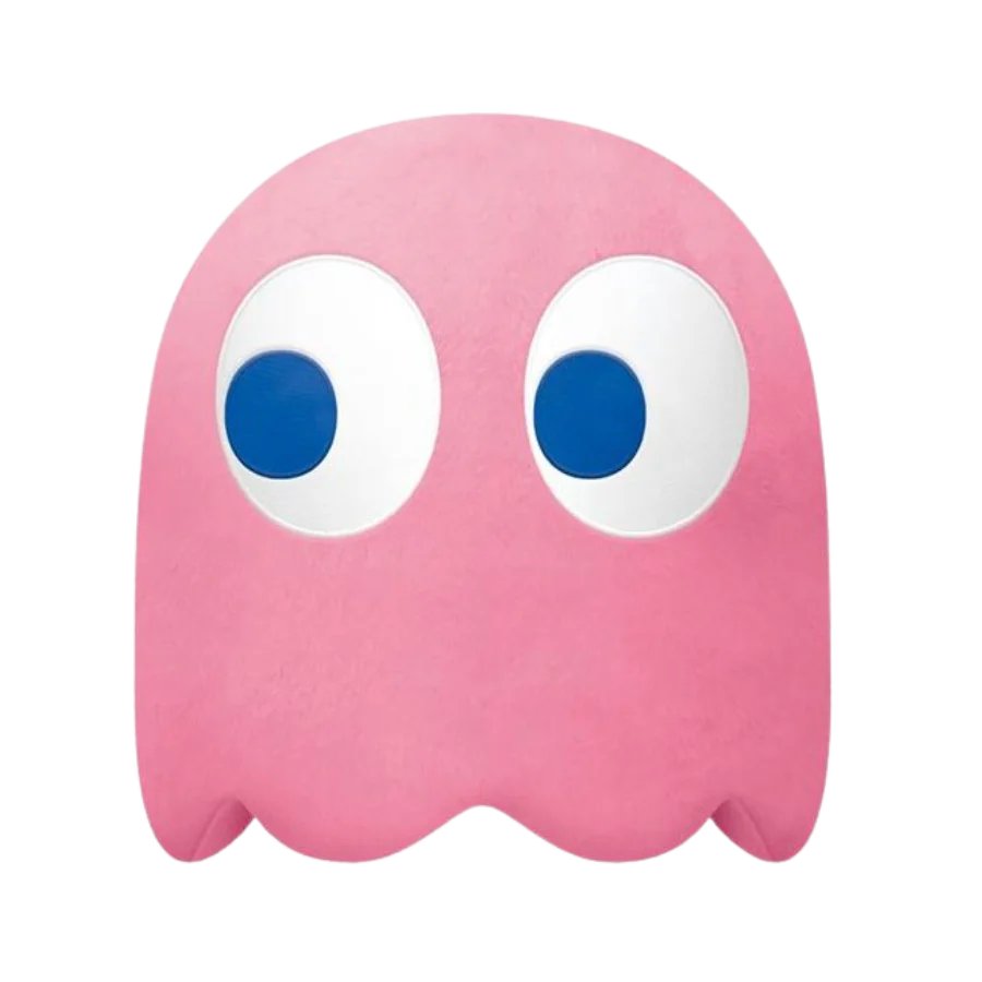 PAC-MAN SUPER BIG PLUSH PINKY Figure By Banpresto