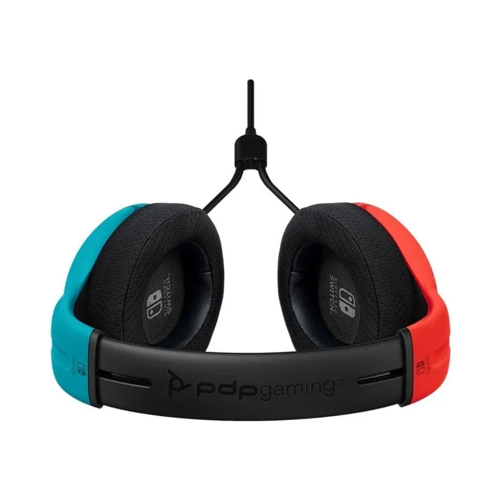 PDP - LVL40 Switch Wired Headset - Black (Red & Blue) - Image 3