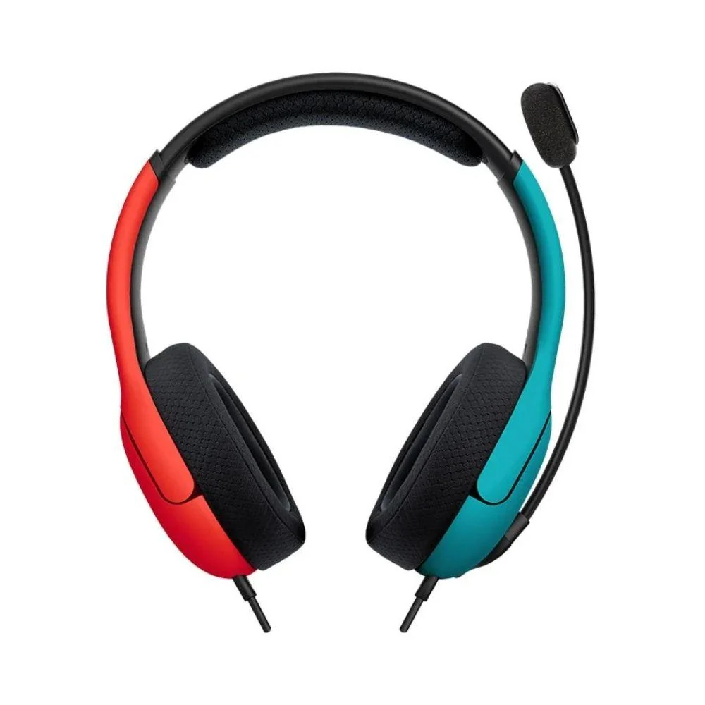 PDP - LVL40 Switch Wired Headset - Black (Red & Blue) - Image 4