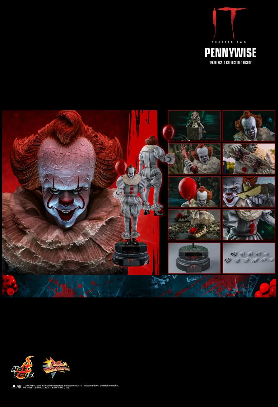 It: Chapter Two - Pennywise 1/6 Scale Figure By Hot Toys - Image 5
