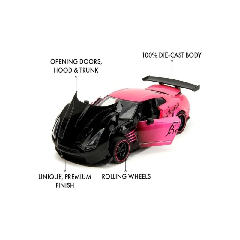Pink Slips 2009 Nissan GTR R35 1:24 Diecast Cars By Jada - Image 4