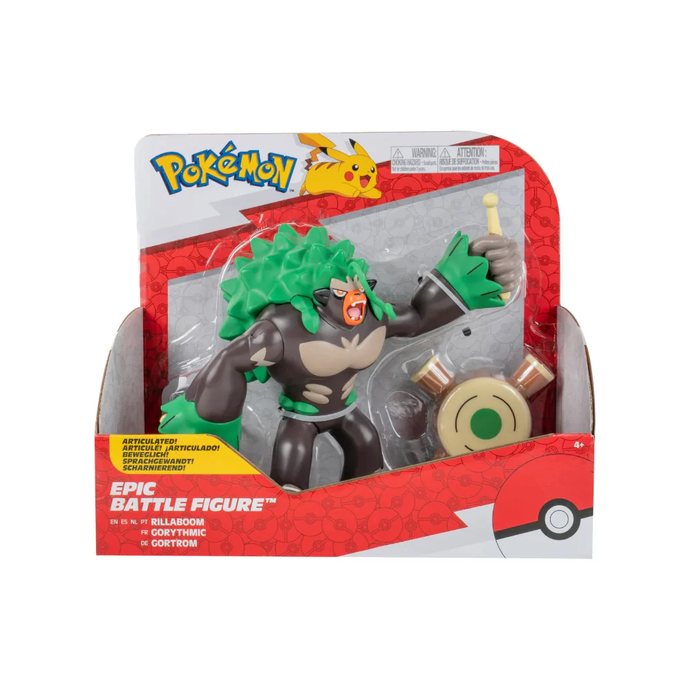Pokemon Battle Epic Figure Rillaboom 12'' - Image 2