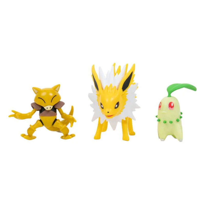 POKEMON BATTLE FIGURE 3 SET - Abra, Chikorita & Jolteon - Image 2