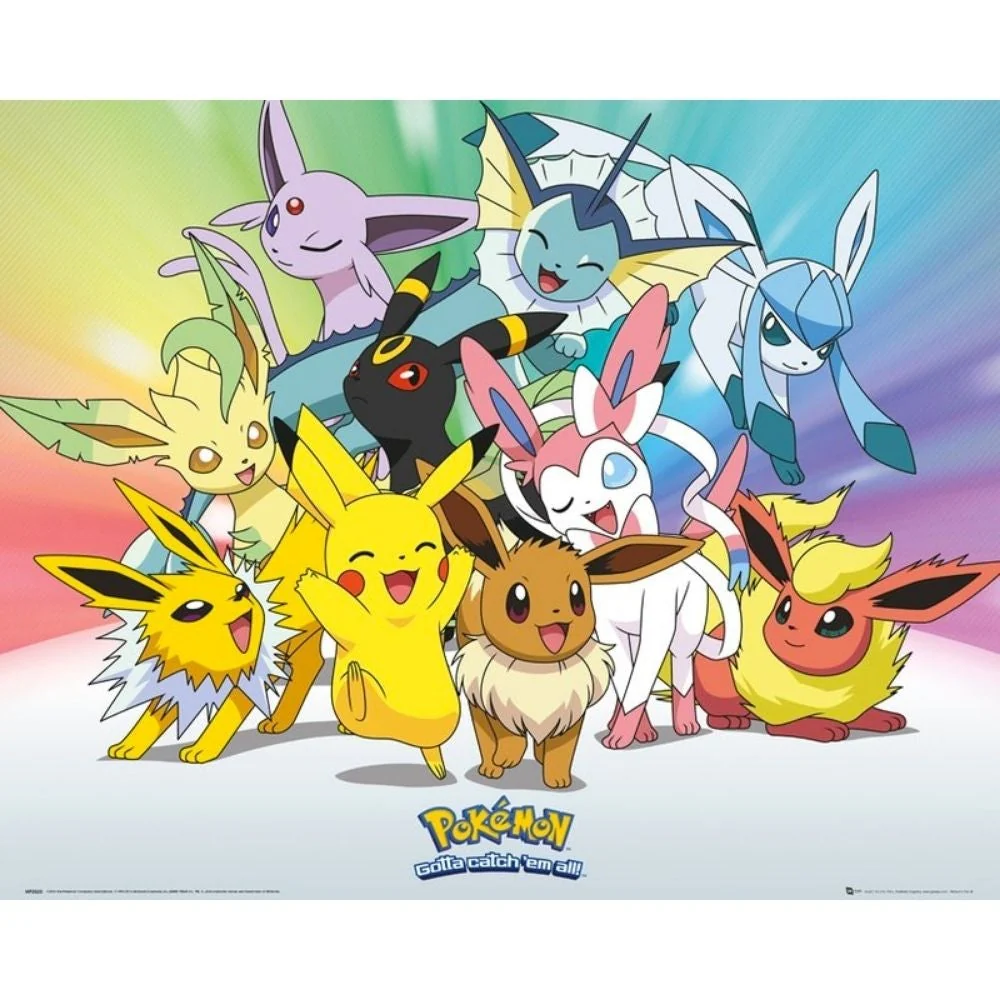 Pokemon Eevee 40X50 cm Poster by Gb Eye