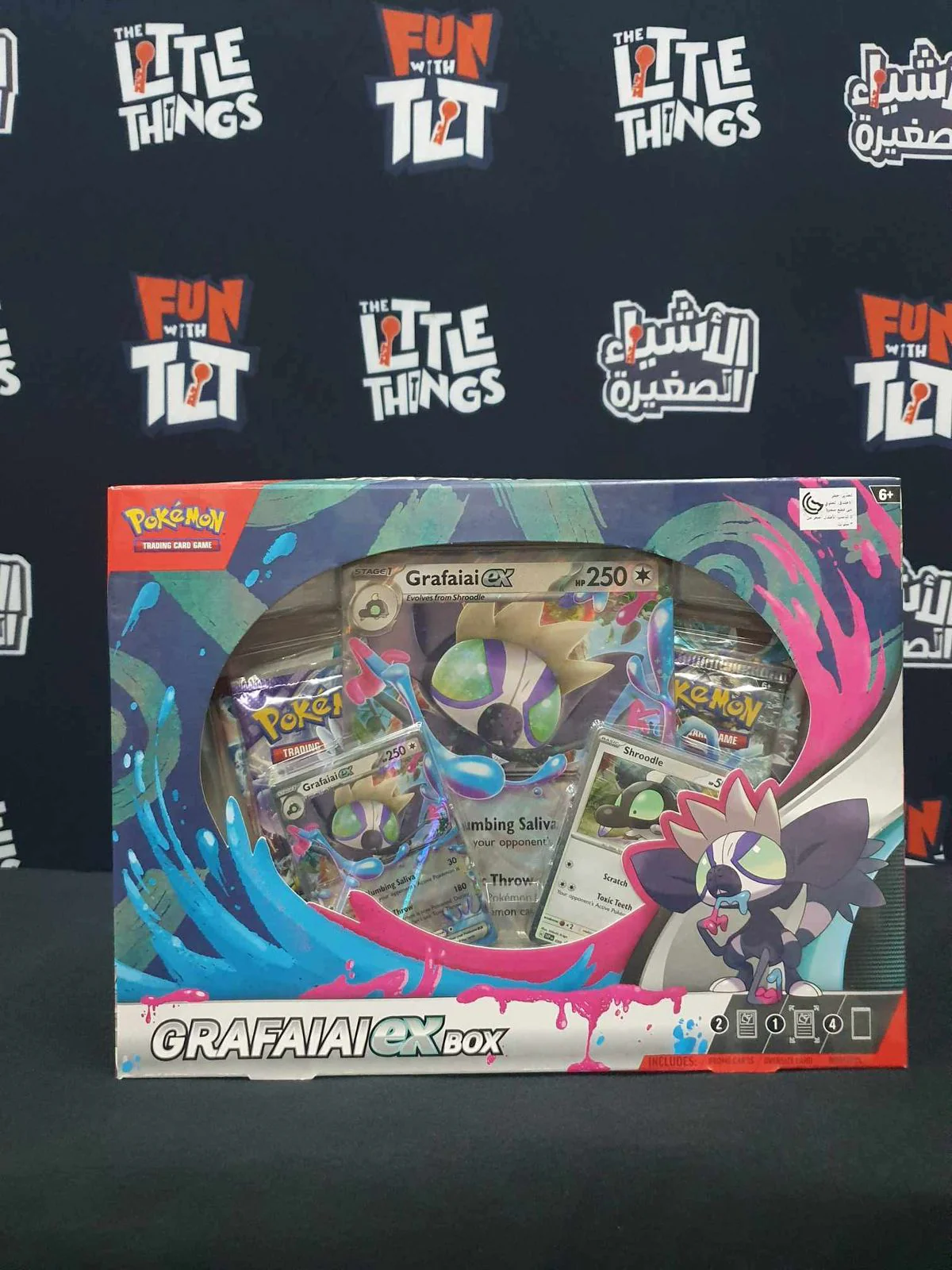 Pokémon TCG: GRAFAIAI EX Box [Damaged Box] - Image 2