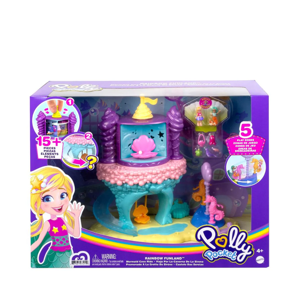 Polly Pocket™ Rainbow Funland Rides (2) By Mattel