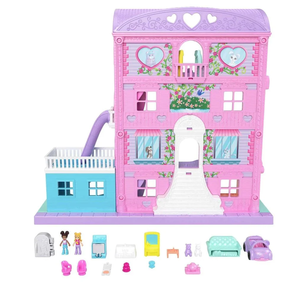 Polly Pocket Pajama Party Sleepover Adventure House - Image 2