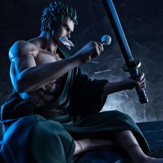 ONE PIECE Roronoa Zoro Portrait.Of.Pirates Figure By Megahouse - Image 4