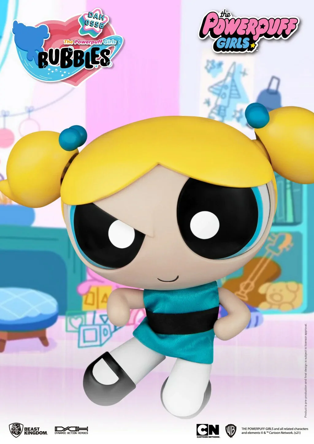 Powerpuff Girls Bubbles Dynamic Action Heroes Action Figure by Beast Kingdom - Image 5